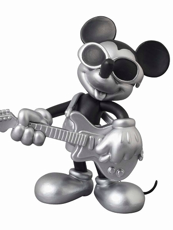 ウルトラディテールフィギュア(UDF)/ ロエン・コレクション ミッキーマウス: グランジロックミッキー BLACK＆SILVER ver