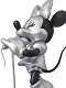 ウルトラディテールフィギュア(UDF)/ ロエン・コレクション ミッキーマウス: ソロ ミニーマウス BLACK＆SILVER ver