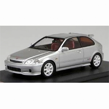 HONDA シビック Type-R EK9 シルバー 1/43: F008-01/ ミニカー