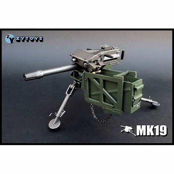 1/6 アクションフィギュア アクセサリー/ MK19 40mm オートマティック グレネードランチャー セット
