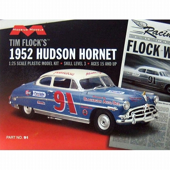 ティム・フロック 1952 ハドソン・ホーネット ストックカー IPMS限定 パッケージ 1/25 プラモデルキット MOE91