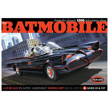 【再生産】バットマン/ 1966 TVシリーズ版 クラシック・バットモービル 1/25 プラモデルキット