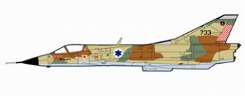 Mirage IIICJ イスラエル空軍 No101Sqn ハツォール空軍基地 1/72 FA725008