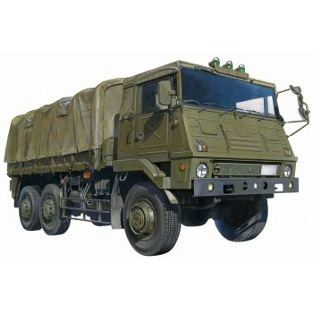 ミリタリーモデルキット/ 陸上自衛隊 73式大型トラック 3トン半 1/72 プラモデルキット