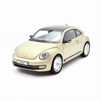 京商 1/18 VW the beetle ザ・ビートル ミニカー イエロー - ミニカー