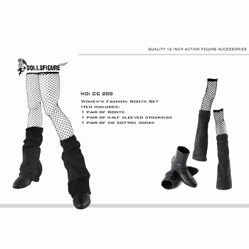 アウトフィット/ 女性用 ファッション ブーツ セット 1/6 CC200