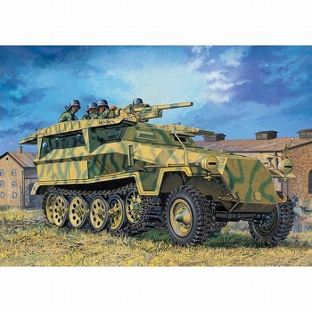 【お取り寄せ終了】【再生産】ドイツ Sd.Kfz.251/7 Ausf.C 装甲工兵車 3in1 1/35 プラモデルキット