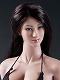 シームレス素体 1/6 アクションフィギュア 女性シームレスボディ 関節強化 ラージバスト 白肌・黒髪 PLLAB2013-12