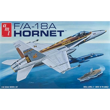 アメリカ海軍 F/A-18A ホーネット 1/48 プラモデルキット AMT779