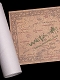 【4～5月入荷分】ホビット 思いがけない冒険/ 東四が一の庄の地図 パーチメントアートプリント