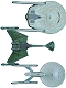 スタートレック/ 映画スタートレックI＆II 宇宙艦3隻セット 1/2500 プラモデルキット