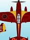 【お取り寄せ終了】とある飛空士への追憶/ サンタ・クルス エアレーサー 帝政天ツ上 1/72 プラモデルキット 64706