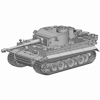 ドイツ重戦車 ティーガー1 初期生産型 1/35 レジン・メタルキット MK-003