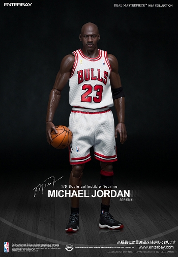 1/6 リアルマスターピース コレクティブル フィギュア/ NBAクラシックコレクション: マイケル・ジョーダン "I'm Legend #23" ホーム・ユニフォーム RM-1052 - イメージ画像