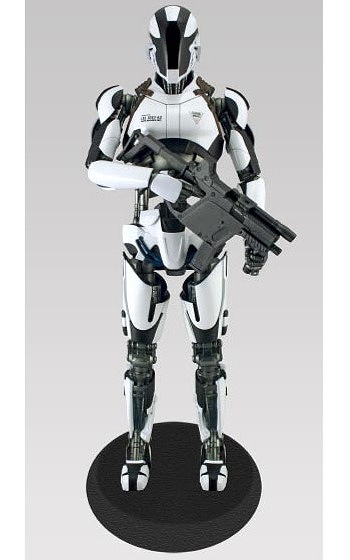 【銀行振込のみ】トータル・リコール/ ロボット歩兵 シンセティック ライフサイズ スタチュー 連邦警察バージョン - イメージ画像