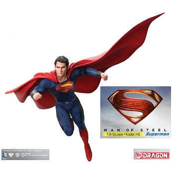 スーパーマン マン・オブ・スティール/ スーパーマン 1/9 未塗装キット DRK38325 - イメージ画像