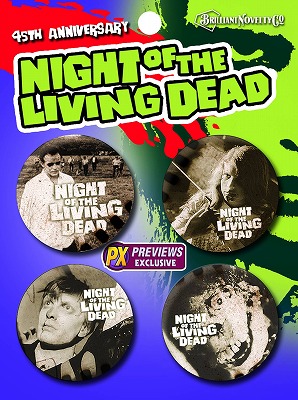 NIGHT OF THE LIVING DEAD PX 4PC PIN SET/ OCT132362