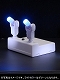 マスターライトベース/ フィギュア展示用 可動式LEDライト グリーン