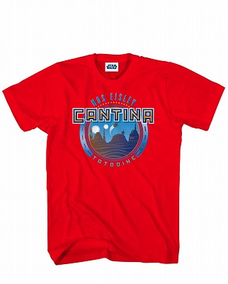 STAR WARS CANTINA TEE RED T/S SM/ DEC131606