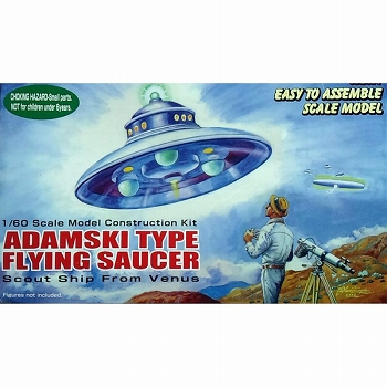 アダムスキー型 UFO 空飛ぶ円盤 1/60 プラモデルキット AMC1004