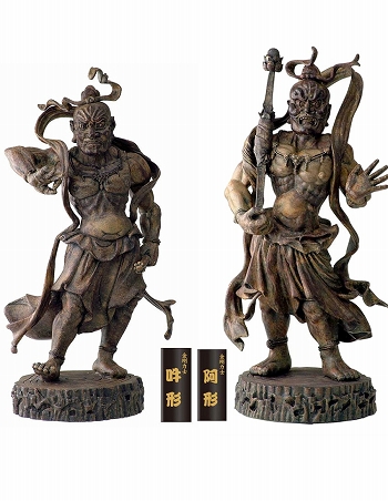 仏像美術館/ 金剛力士像 阿形＆吽形 2体セット