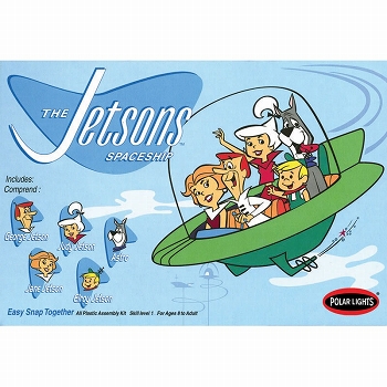宇宙家族ジェットソン/ スペースクラフト スナップキット 1/25 プラモデルキット POL913