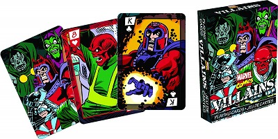 MARVEL VILLAINS PLAYING CARDS/ FEB142450