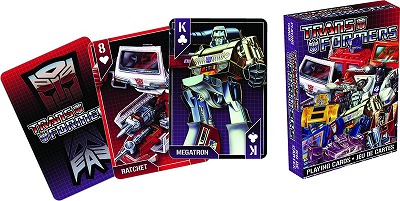 TRANSFORMERS PLAYING CARDS/ FEB142500