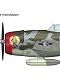 P-47D サンダーボルト デイビッド・シリング少佐機 1/48 HA8407