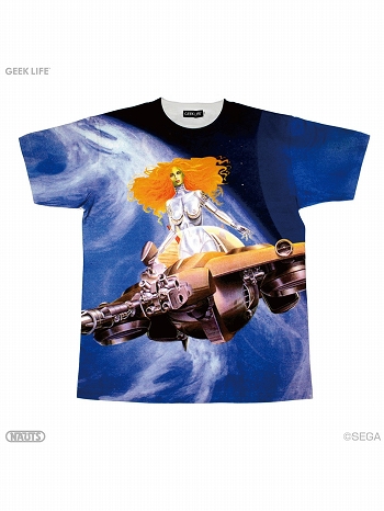 【お取り寄せ終了】SEGA/ ギャラクシーフォースII フルプリント Tシャツ Lサイズ