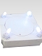マスターライトRステージ/ LEDライト付属 フィギュア展示用ターンテーブル ホワイト