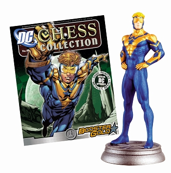 DCスーパーヒーロー チェス フィギュアコレクションマガジン/ #61 ブースターゴールド as ホワイトポーン