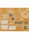 宇宙家族ロビンソン/ B9 フライデー ビッグサイズモデル用 1/6 ディテールアップ 真鍮製エッチングパーツ PGX185