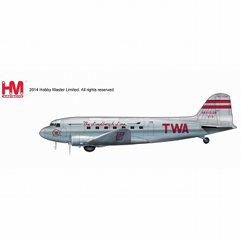 ダグラス DC-3 TWA リンドバーグ・ライン 1/200 HL1303