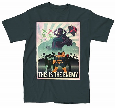 MARVEL VILLAINS THIS IS THE ENEMY BLK T/S MED/ MAY142069