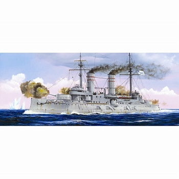 ロシア海軍 戦艦 ツェサレーヴィチ 1917 1/350 プラモデルキット 05337