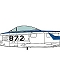 F-86F-40 セイバー ブルーインパルス 初期スキーム 1/48 プラモデルキット 07381