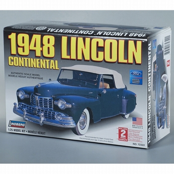 【再入荷】1948 リンカーン コンチネンタル 1/25 プラモデルキット LN72322