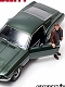 グリーンライト 1/18 ハリウッドシリーズ/ ブリット: 1968 フォード マスタング GT ファストバック ハイランドグリーン with スティーブ・マックイーン 1/18 12885