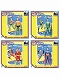 ワールドグレイテストヒーローズ/ DC スーパーパワーズ レトロ 8インチ アクションフィギュア シリーズ1: 4種セット