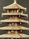 法隆寺 五重塔 リニューアル版 1/100 木製キット 