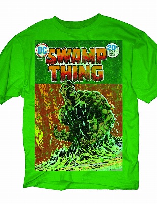 DC HEROES SWAMP THING COVER PX GREEN T/S SM/ SEP141980