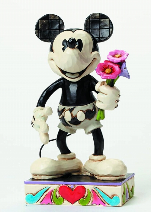 ディズニー・トラディションズ/ ブラック＆ホワイト: ミッキーマウス フォー・マイ・ギャル スタチュー