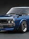 Nissan Skyline 2000 GT-R KPGC110 Blue 1/18 IG0304