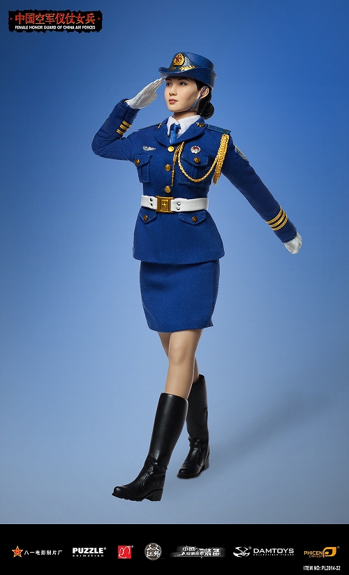 中国空軍 儀仗 女性兵士 1/6 アクションフィギュア PL2014-32