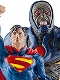 DCコミックス シーナリーパック/ スーパーマン vs ダークサイド PVC ミニフィギュア セット 22509