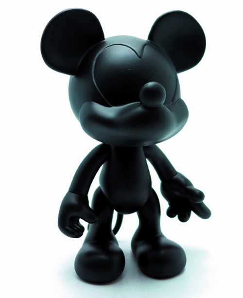 【入荷中止】ディズニー/ ミッキーマウス モノクローム 8インチ ビニール フィギュア ブラック ver