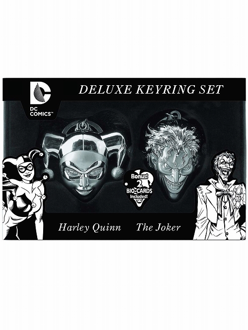 DCコミックス/ ジョーカー＆ハーレイ・クイン デラックス キーリング セット