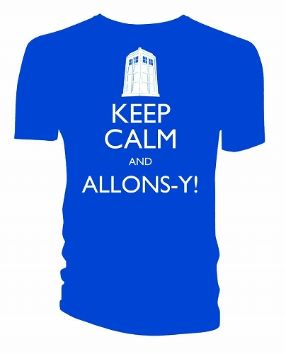 DOCTOR WHO KEEP CALM AND ALLONS-Y T/S XXL/ FEB152114
