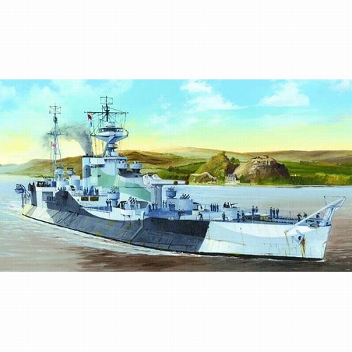 イギリス海軍 モニター艦 HMS アバークロンビー 1/350 プラモデルキット 05336